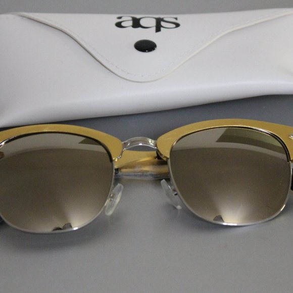 AQS MILO 49MM CLUBMASTER SUNGLASSES main image 5